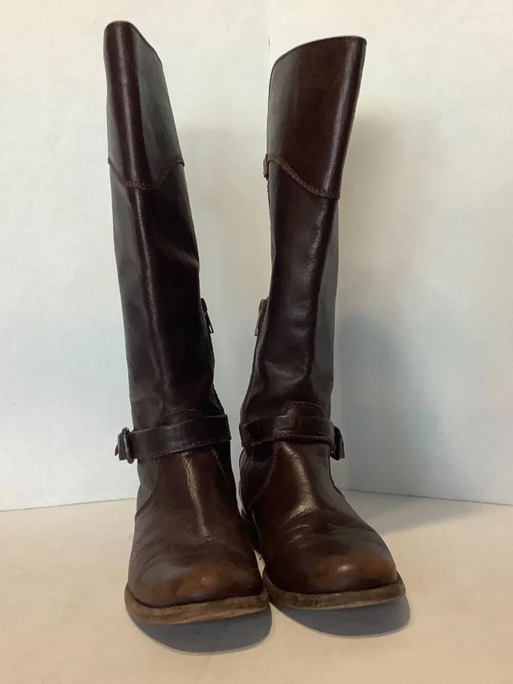 Frye Leather Phillip Riding Equestrian Boots Women’s 7.5 B Brown